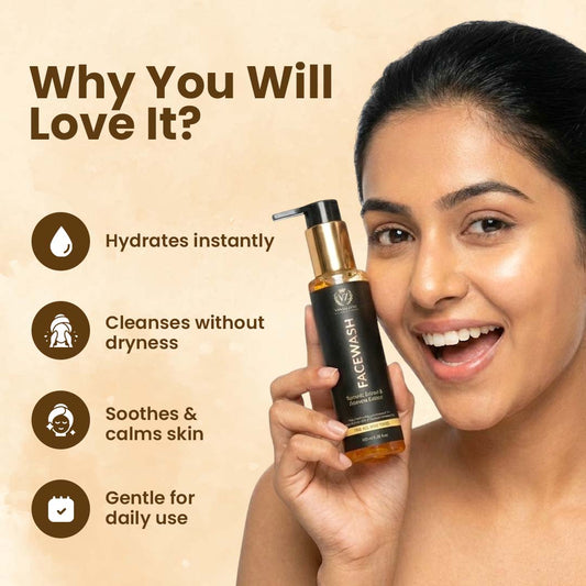 Vouge Zest Herbal Facewash With Turmeric
